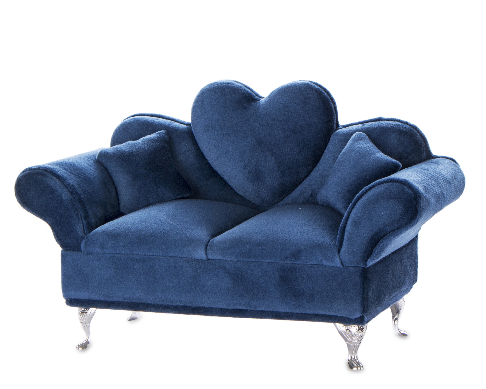 Szkatułka na biżuterię niebieska sofa 132042 Art-Pol