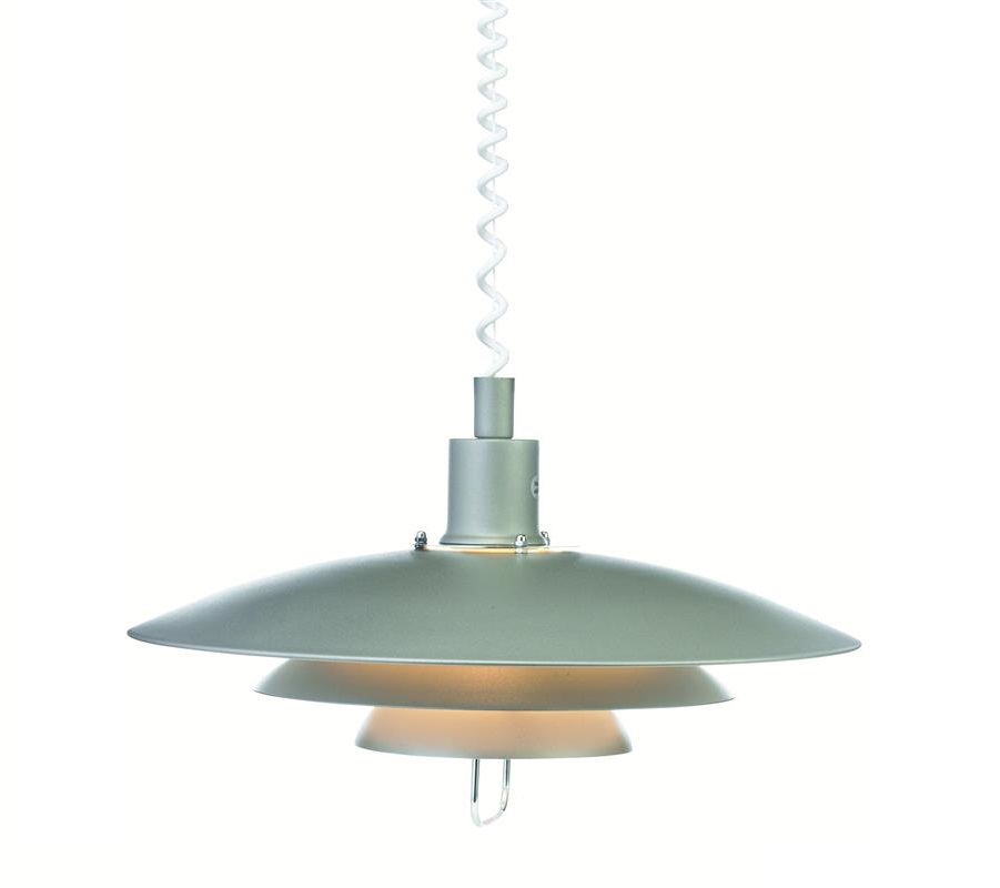 Single overhang lamp KIRKENES gray Markslojd 102282
