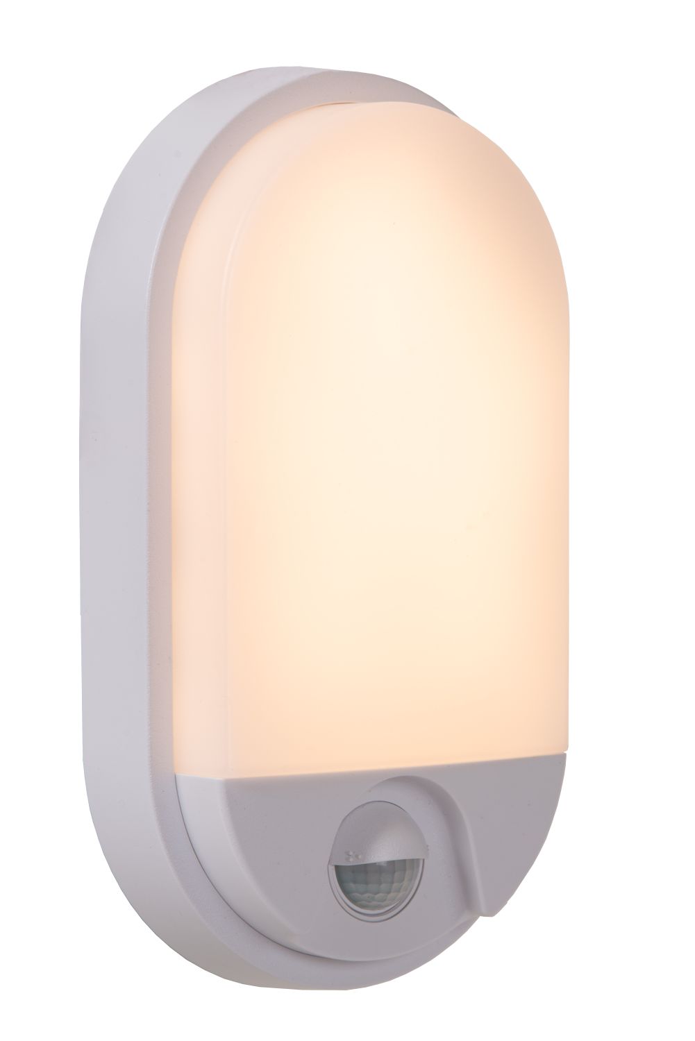 Hups Lampa kinkiet zewnętrzny LED + czujnik ruchu 10W 3000K IP54 biała 22864/10/31 Lucid