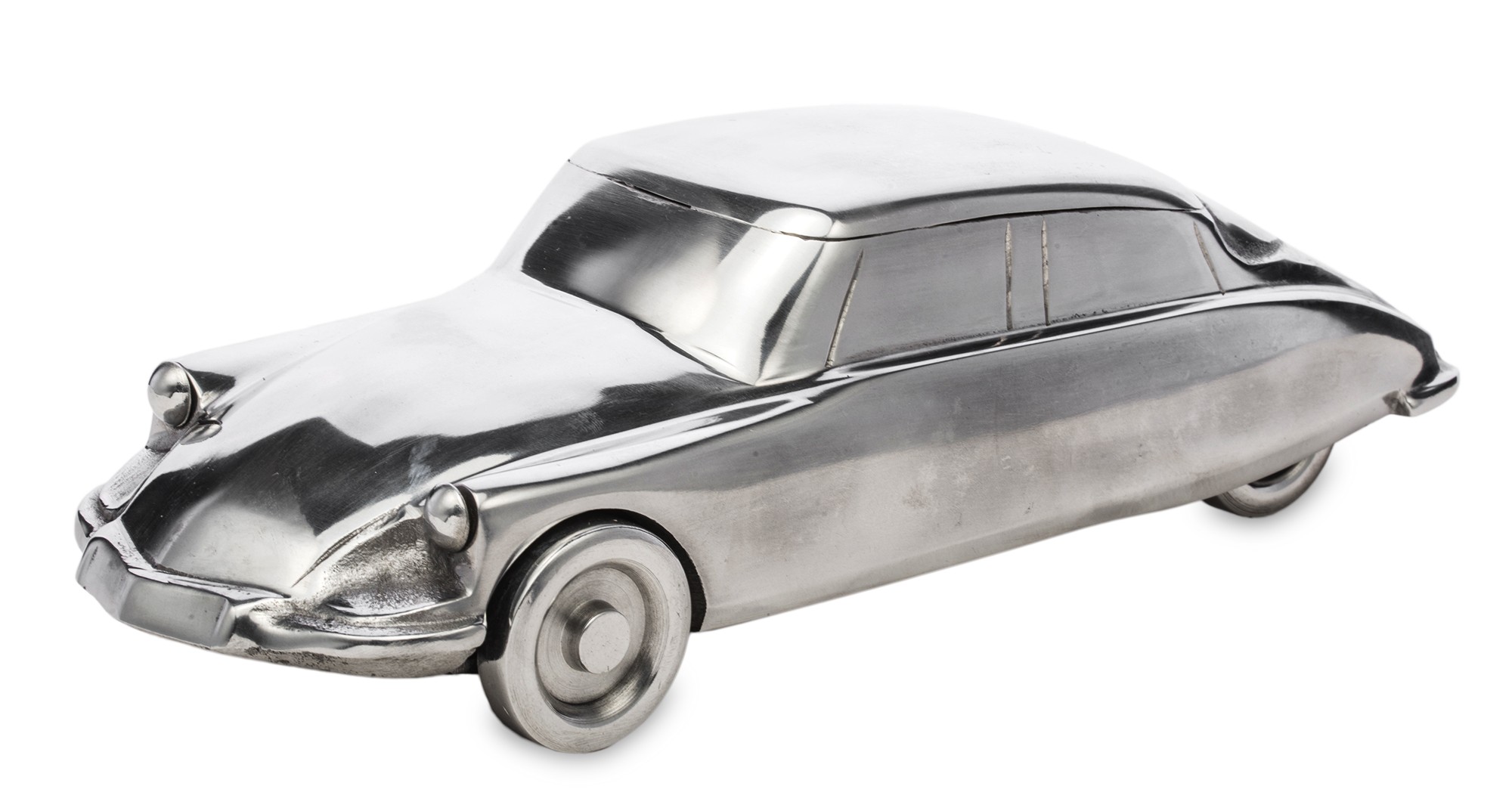 Figurka Samochód srebrny metal 127018 Art-Pol