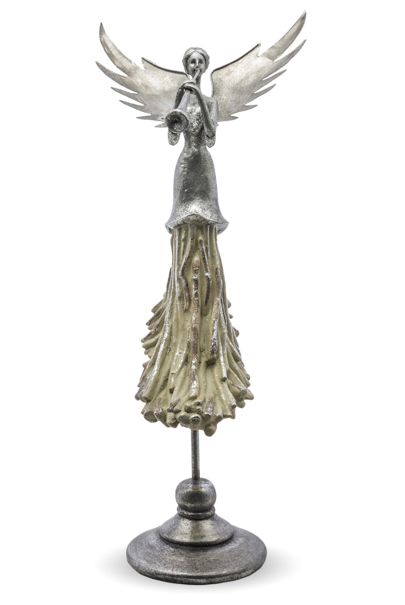 Figurka Anioł srebrny 124410 Art-Pol