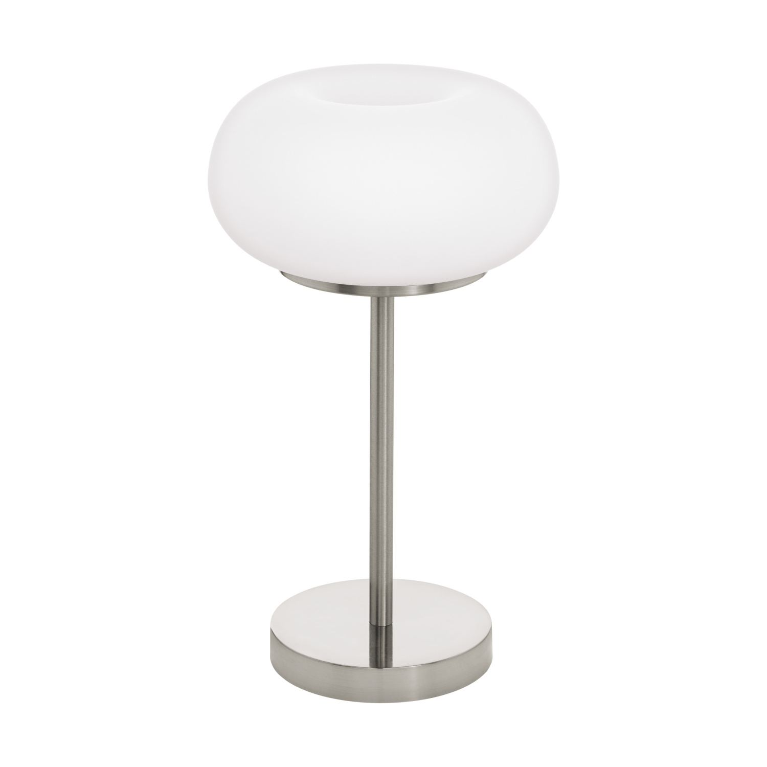 OPTICA-C Lampa stołowa LED RGB 16W 2700-6500K H 27,5cm satyna nikiel EGLO 98658