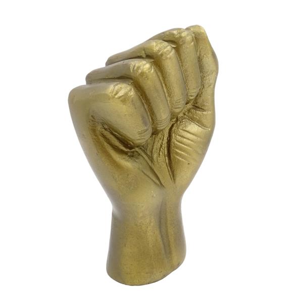 Aluminum figure - Fist - symbol of struggle and stubbornness - 20755-18