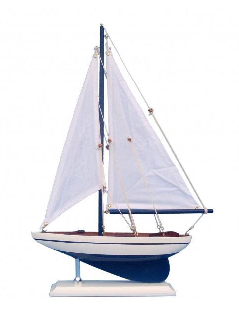 Yacht model, 44 cm high
