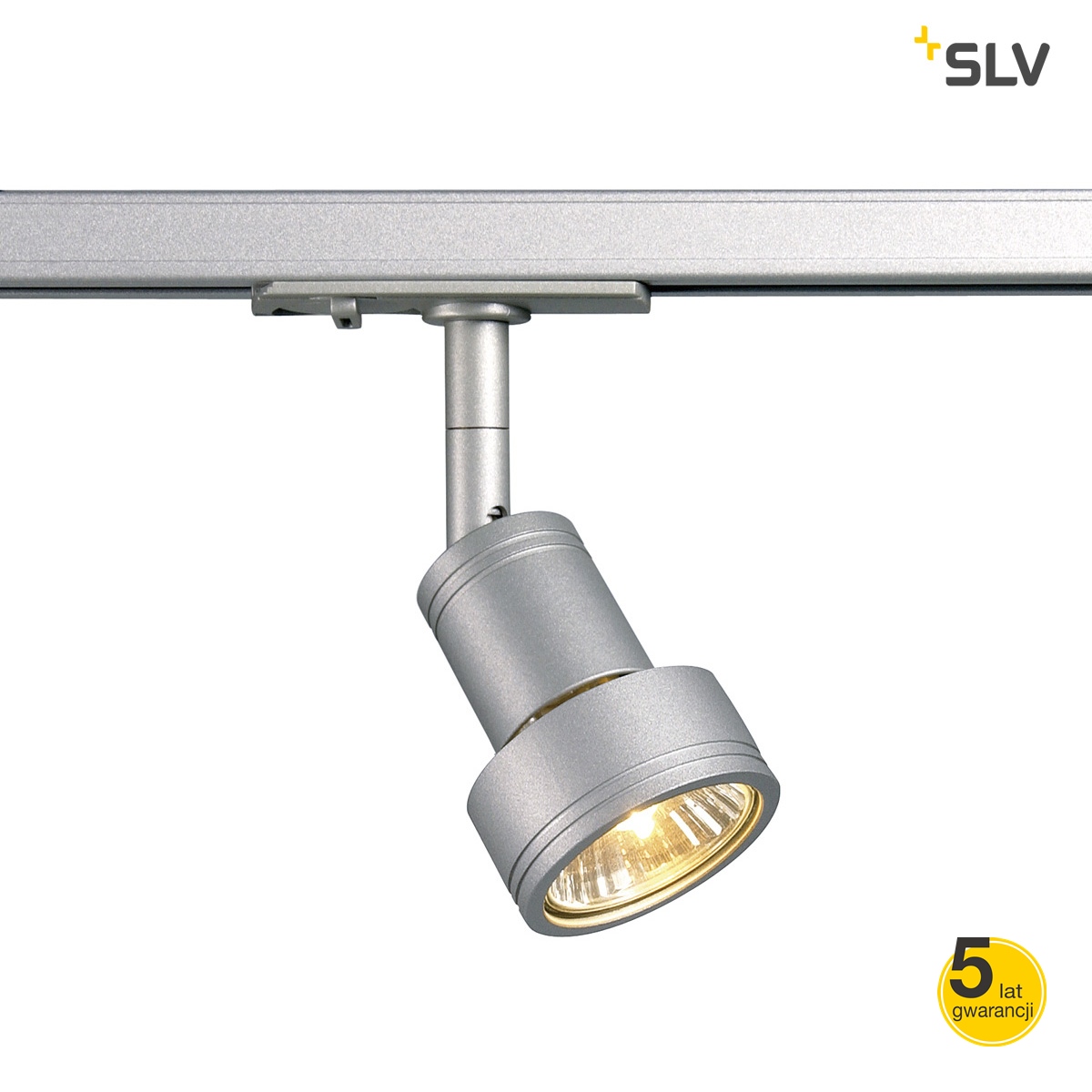 PURI spotlight 1 phase GU10 silver gray IP20 SLV Spotline 143392