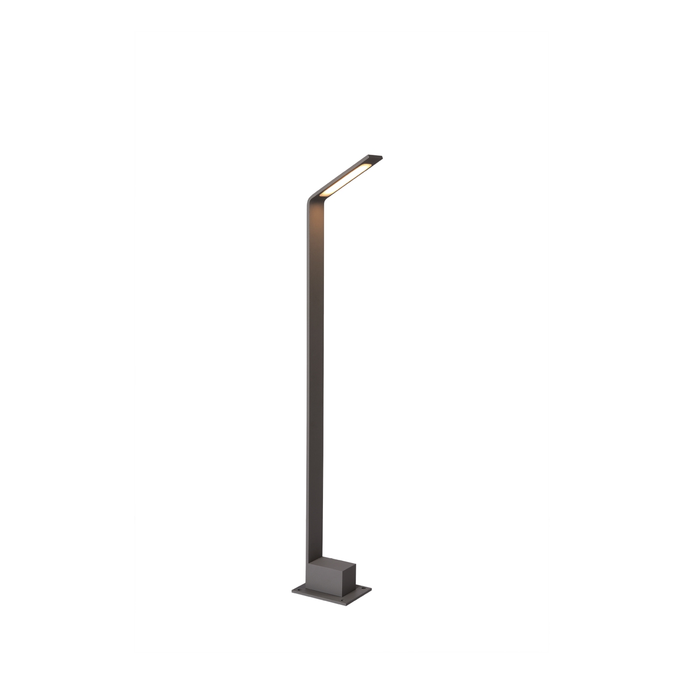 Agape 60 Outdoor standing lamp 60 cm LED 6W 3000K IP54 gray Azzardo AZ3482