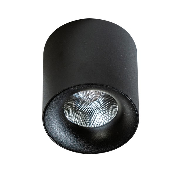MANE LED ceiling lamp Ø10cm 20W 3000K black Azzardo AZ4153