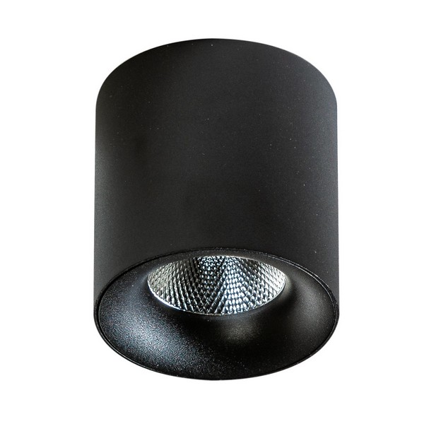 MANE LED ceiling lamp Ø11.5cm 30W 3000K black Azzardo AZ4156