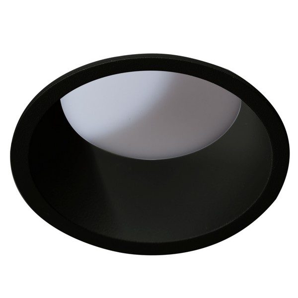 AIDA ROUND recessed LED luminaire Ø 10.2cm 9W 3000K IP20 black Azzardo AZ4220
