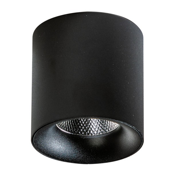 MANE LED dimmable ceiling lamp Ø10cm 20W black 3000K Azzardo AZ4325