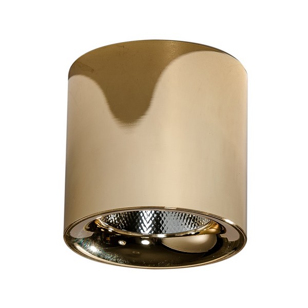 MANE LED dimmable ceiling lamp Ø11.5cm 30W gold 3000K Azzardo AZ4329