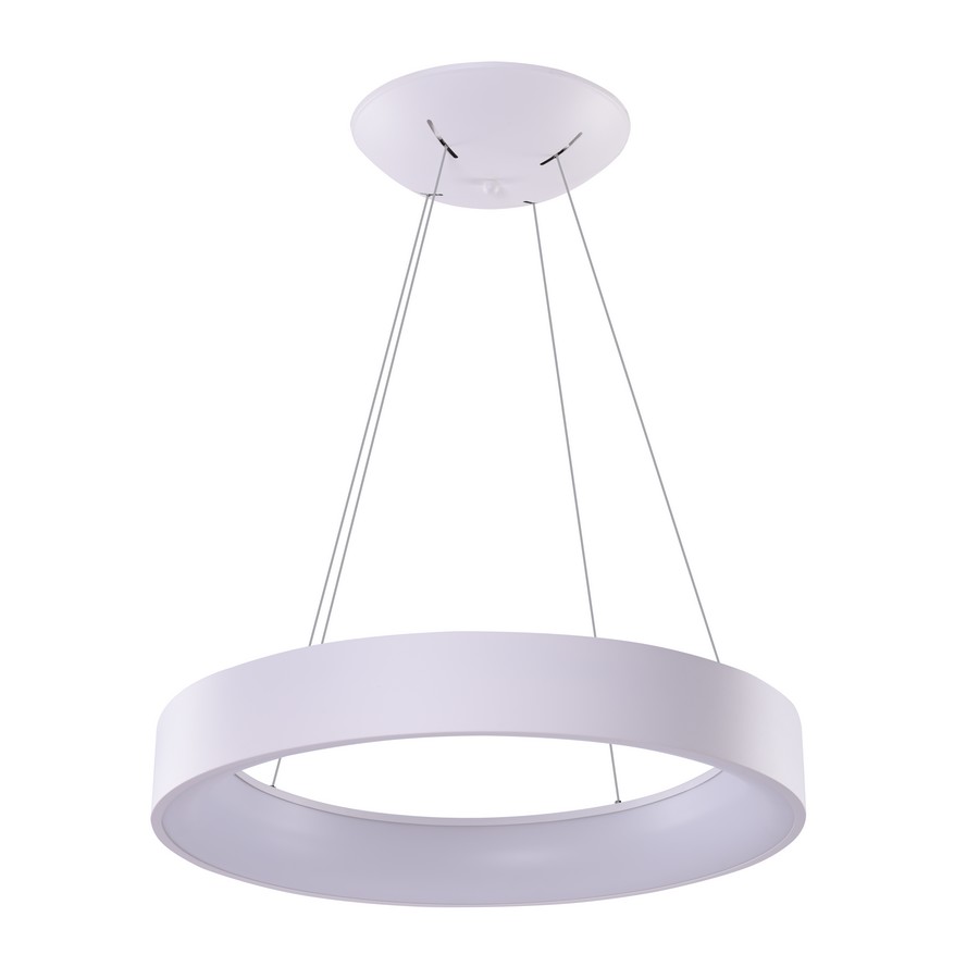 SOLVENT R TOP 110 LED pendant lamp with remote control Ø 110cm 120W 3000-6000K white Azzardo AZ3976