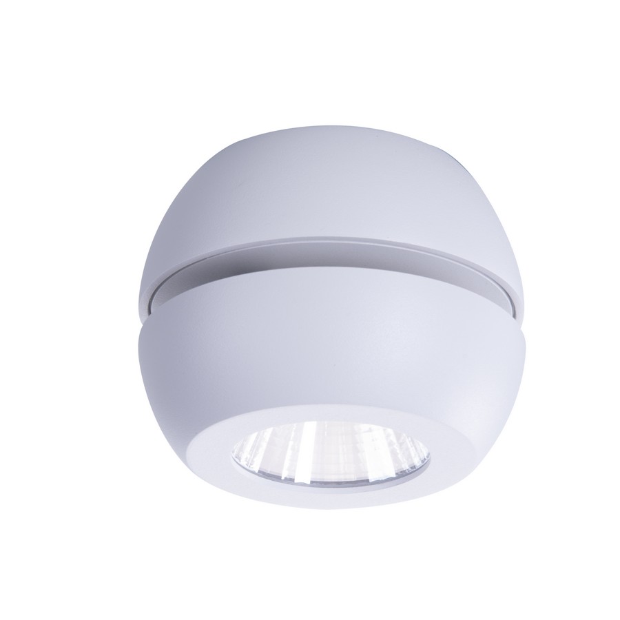 OJOS 1 LED plafond spot lamp 9W 3000K IP20 white Azzardo AZ4196