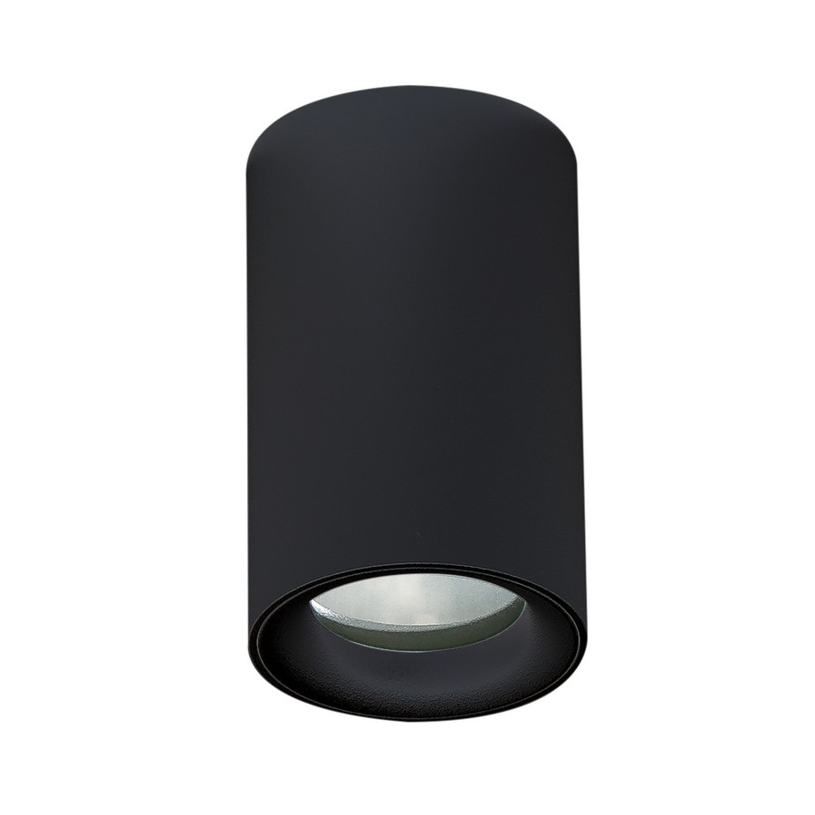 EIGER GU10 Ø 5.5cm plafond lamp IP54 black Azzardo AZ4260