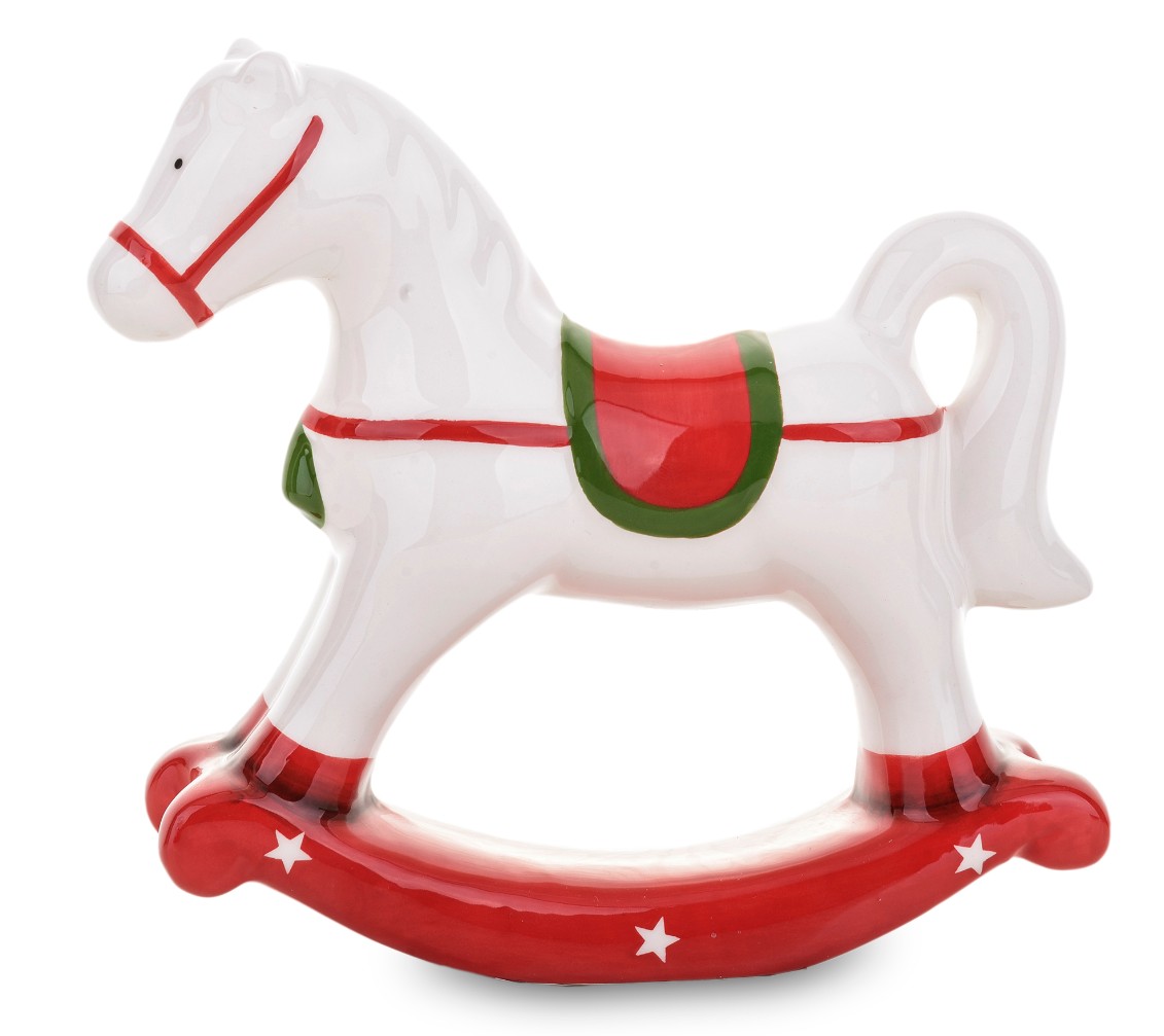 Figurka Koń na Biegunach ceramika 141487 Art-Pol