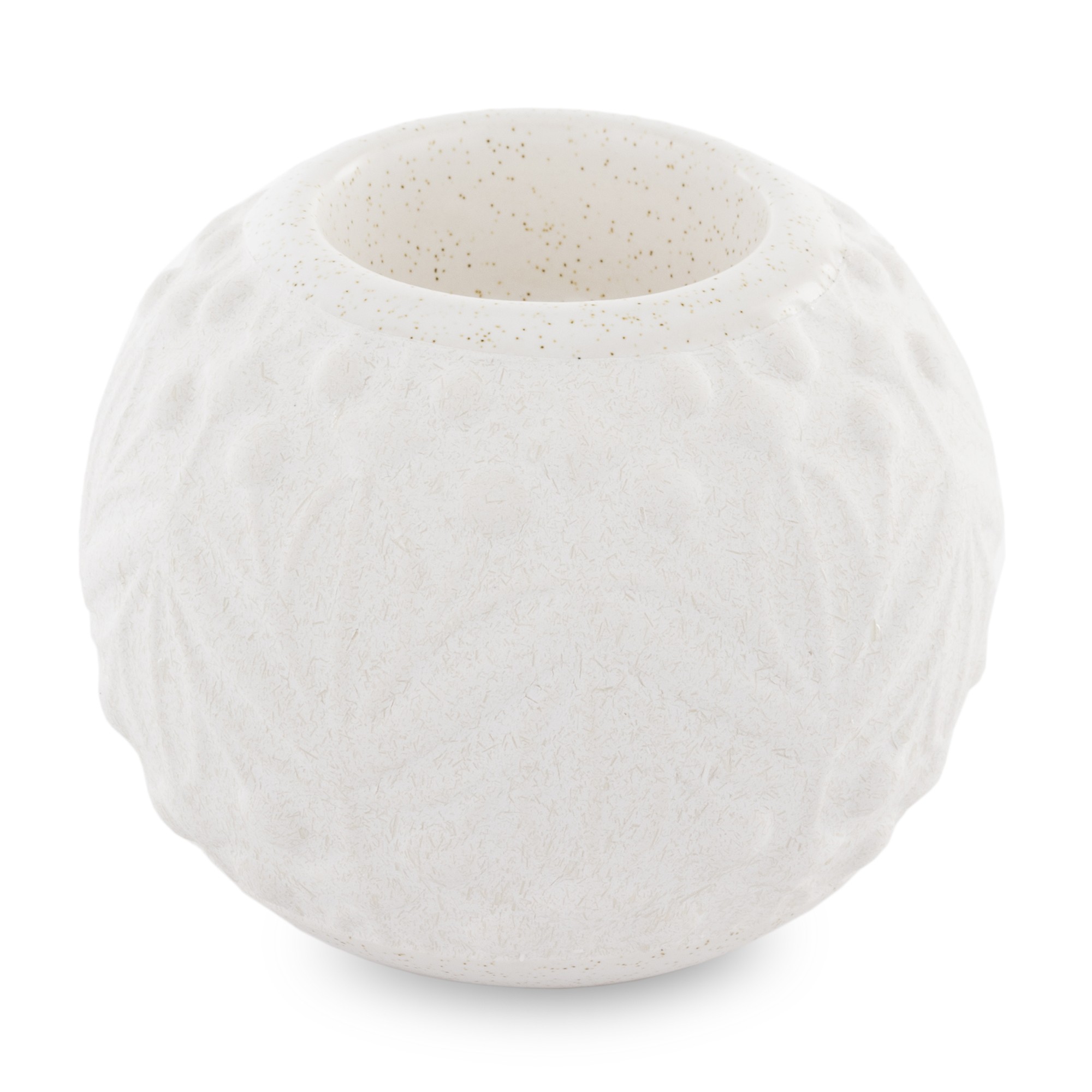 Świecznik biały ceramika 140577 Art-Pol