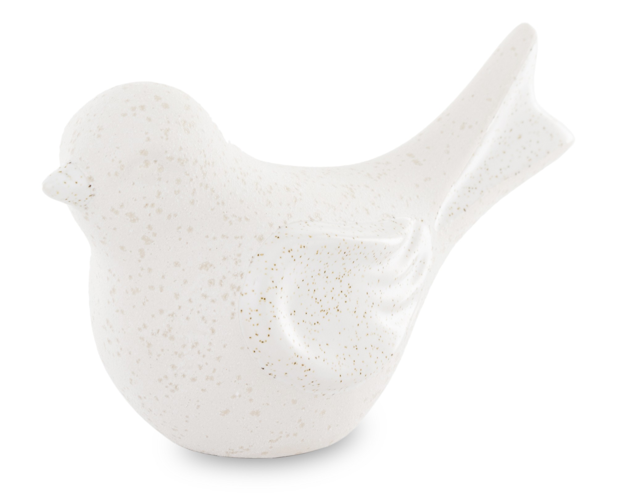Figurka Ptaszek biały ceramika 140573 Art-Pol