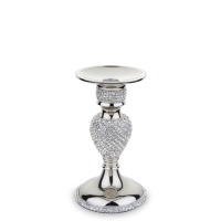 Świecznik srebrny z kryształkami 138882 Art-Pol
