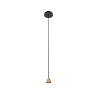 Tentor 7W 3000K copper/black pendant lamp Azzardo AZ3085