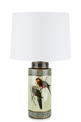Lampa stołowa z abażurem ceramika 137542 Art-Pol