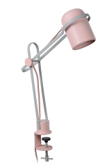 BASTIN Lampa biurkowa na imadło różowa 05535/01/66 Lucide