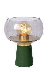 FARRIS Lampa stołowa E27 zielona/szkło transparentne 05540/01/33 Lucide