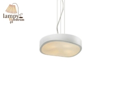 GRASSO 4-flame chandelier lamp matt white Azzardo AZ0556