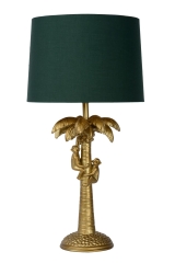EXTRAVAGANZA COCONUT Lampa stołowa z abażurem złoty/zielony 10505/81/02 Lucide