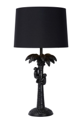 EXTRAVAGANZA COCONUT Lampa stołowa z abażurem czarna 10505/81/30 Lucide