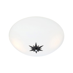  ROSE Lampa plafon Ø 35cm 2xE14 biała/czarna Markslojd 108207