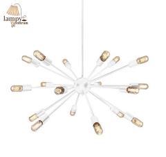 ORBIT chandelier lamp white Azzardo AZ1657