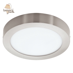 LED ceiling lamp FUEVA-C 22.5 nickel circle EGLO 96677