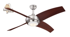 BOREALIS LED ceiling fan dark brown with AireRyder FN66636 remote control