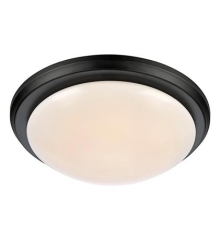 LED ceiling lamp IP44 ROTOR black Markslojd 107154