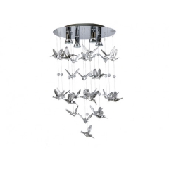 BIRDS 4 flame chandelier lamp Azzardo AZ2449