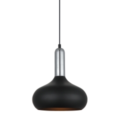 Lampa zwis pojedynczy QUESMO czarny Italux MDM-3029/1 BK+CR