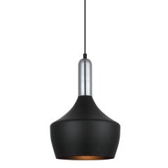 Single overhang lamp OPHELIA black Italux MDM-3028/1 BK + CR