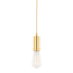Lampa wisząca Moderna Italux DS-M-038 GOLD