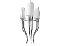 DIABLO 3 BIG chandelier lamp white Azzardo AZ1232