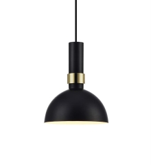 Single overhang lamp LARRY black / gold Markslojd 106974
