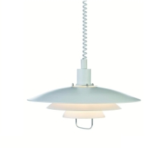 Single overhang lamp KIRKENES white Markslojd 102281