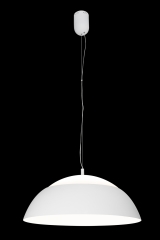 Lampa zwis pojedynczy LED DOME biały duży Sinus MD3379-L-White