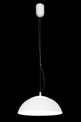 Lampa zwis pojedynczy LED DOME biały mały Sinus MD3379-S-White