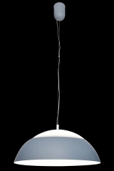 Lampa zwis pojedynczy LED DOME szary duży Sinus MD3379-L-Grey