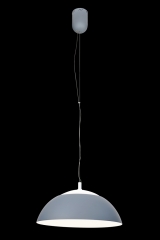 Lampa zwis pojedynczy LED DOME szary mały Sinus MD3379-S-Grey