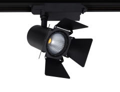 Lampa reflektor LED COB SLS GD090B-20W z ruchomymi przesłonami Black 3000K Sinus