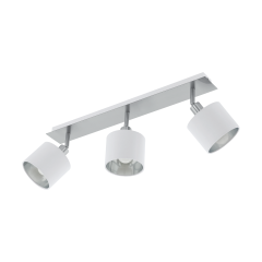 3 flame VALBIANO ceiling lamp white EGLO 97534