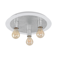 Ceiling lamp 3 flame PASSANO silver EGLO 97495