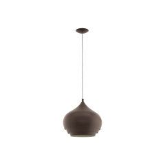 Single overhang lamp CAMBORNE bronze 38cm EGLO 97214