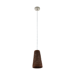 Single overhang lamp DONADO brown 17cm EGLO 96468